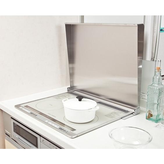 【池永鉄工 liv コンロカバー 60cm】システムキッチン（ビルトインコンロ）用ガスコンロカバー IK2S-60（60cm用）ステンレス＊ | 池永鉄工 | 02