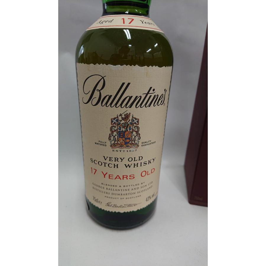 Ballantine's 17年　バランタイン17年　VERY OLD 750ml 43度　旧ボトル　赤箱付き（O2)｜oosima｜03