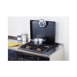 【池永鉄工 liv コンロカバー 60cm】　IK-20B　システムキッチン（ビルトインコンロ）用コンロカバー　ブラック（60cm用）＊ | 池永鉄工 | 02