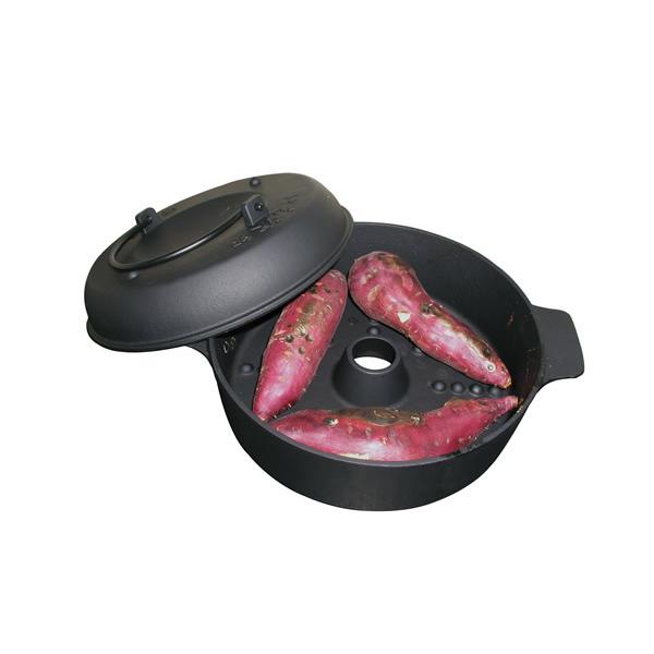 【焼いも鉄鍋】いも次郎（IH対応）IKENAGA/池永鉄工 おうちでふっくら美味しい焼いも | 池永鉄工