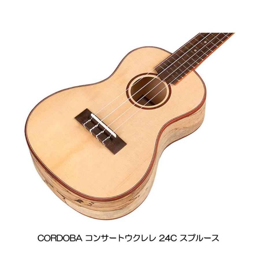 CORDOBA コンサートウクレレ 24C スプルース_1