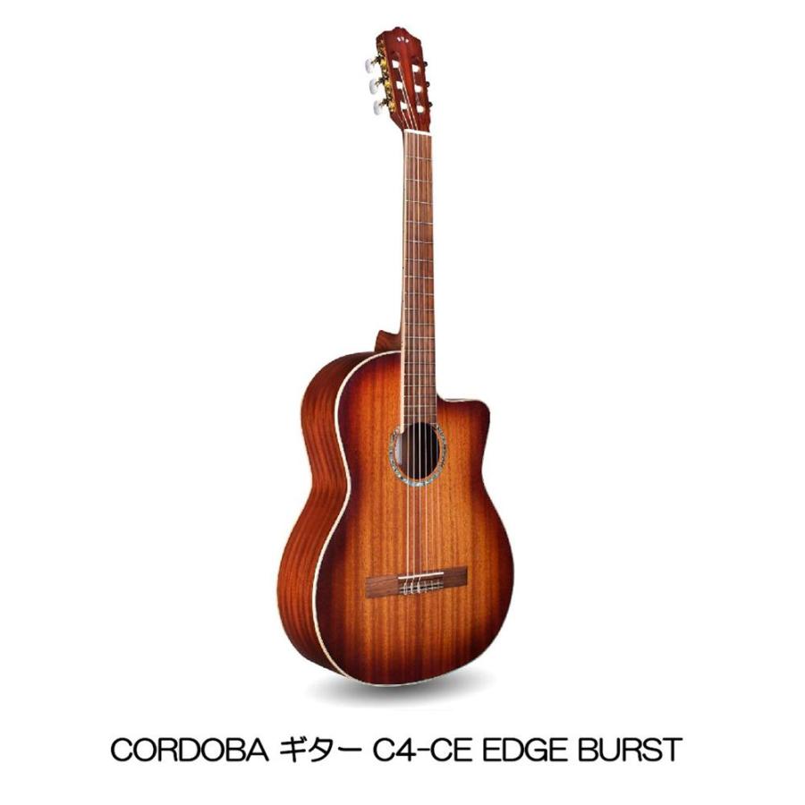 CORDOBA ギター C4-CE EDGE BURST : 大須楽器 ヤフーショッピング店 