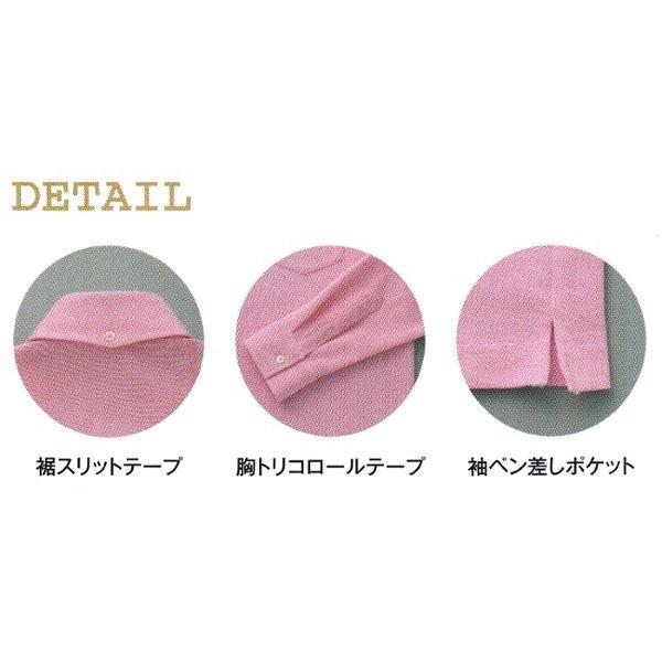 種類19：007サックス/3S AZ-7853 アイトス 長袖ニットボタンダウン