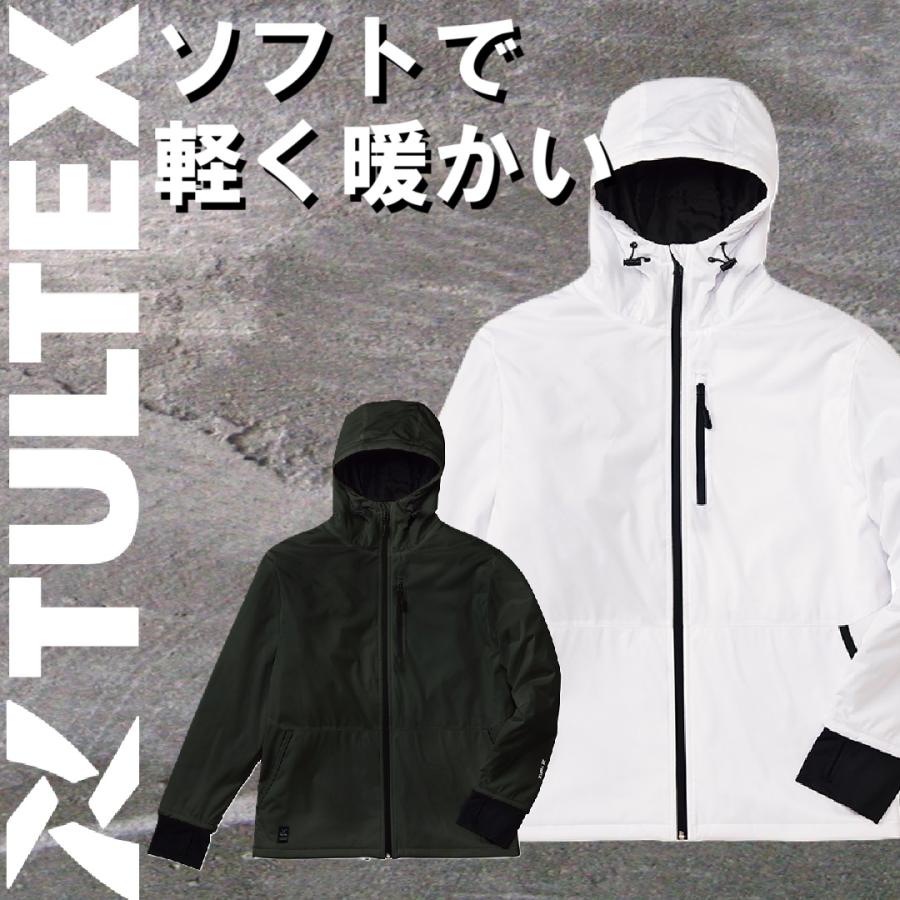 防風ニット裏キルトパーカジャケット タルテックス アイトス 24522 AZ