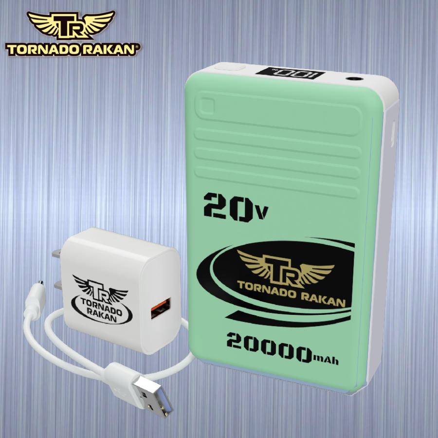 20V) プロ仕様 空調ウェア トルネードラカン バッテリーセット (ハイ