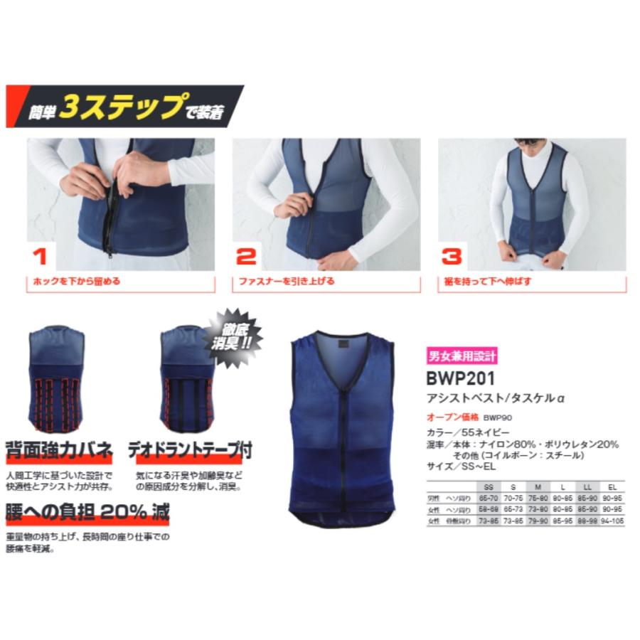 タスケルα アシストベスト ビッグボーン BWP201 タスケルアルファ