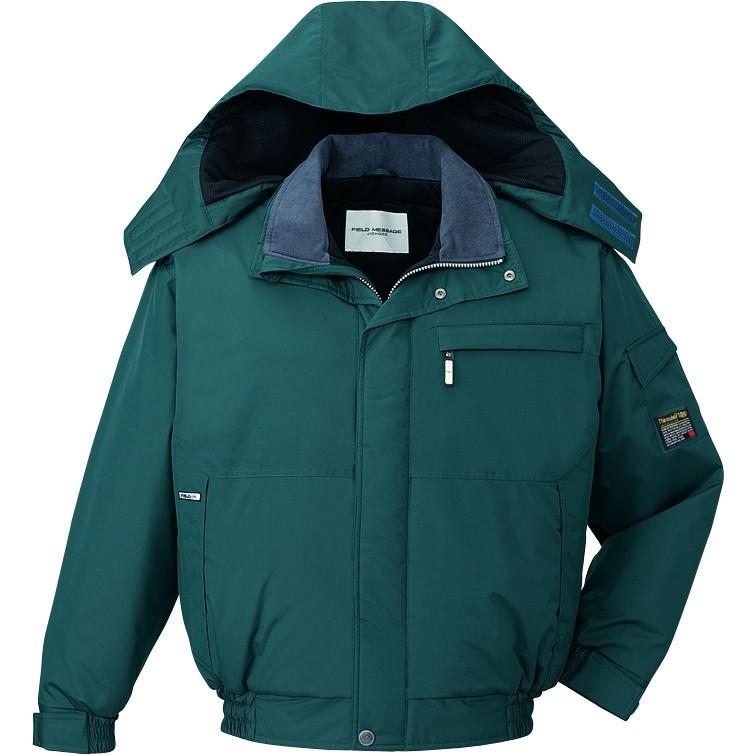 自重堂 48380 エコ防水防寒ブルゾン フード付 ジャンパー M〜5L 帯電防止素材 耐水圧10,000mm エコマーク認定商品 自重堂 48380 エコ防水防寒ブルゾン フード付 ジャンパー M〜5L 帯電