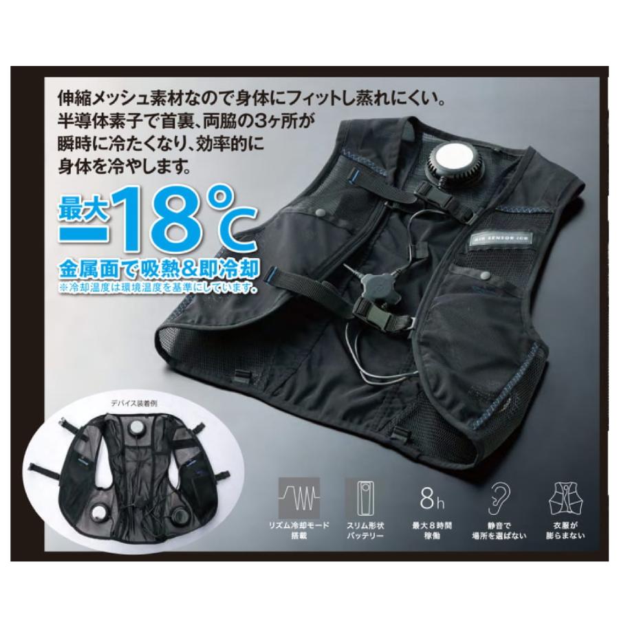 KURODARUMA KS-2300 メッシュベスト＆ペルチェデバイスフルセット