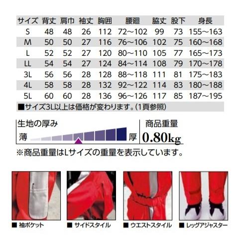 クレヒフク KR703 作業服 半袖ピットスーツ 春夏 S〜5L (社名ネーム一