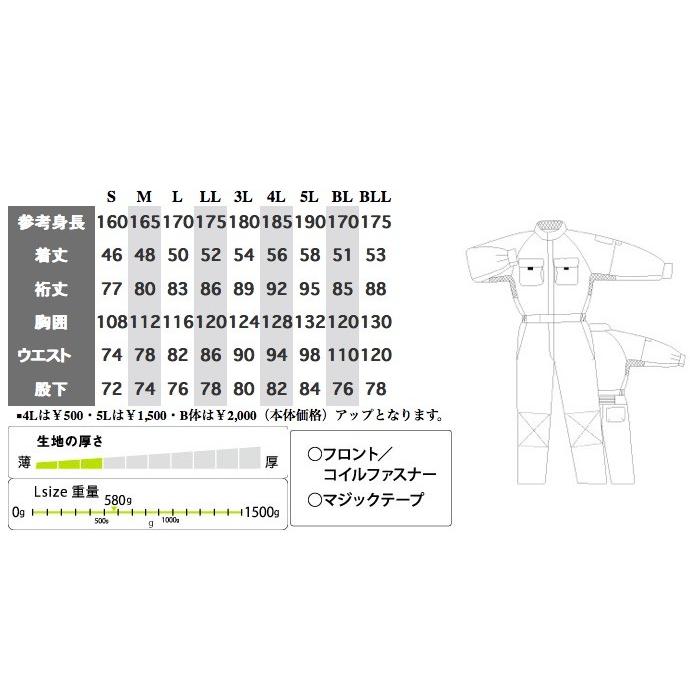 長袖ツナギ 丸鬼商店 PS-109 ROUND ONI PS109 (社名ネーム一か所 長袖ツナギ 丸鬼商店 PS-109 ROUND ONI PS109 (社名ネーム一か所