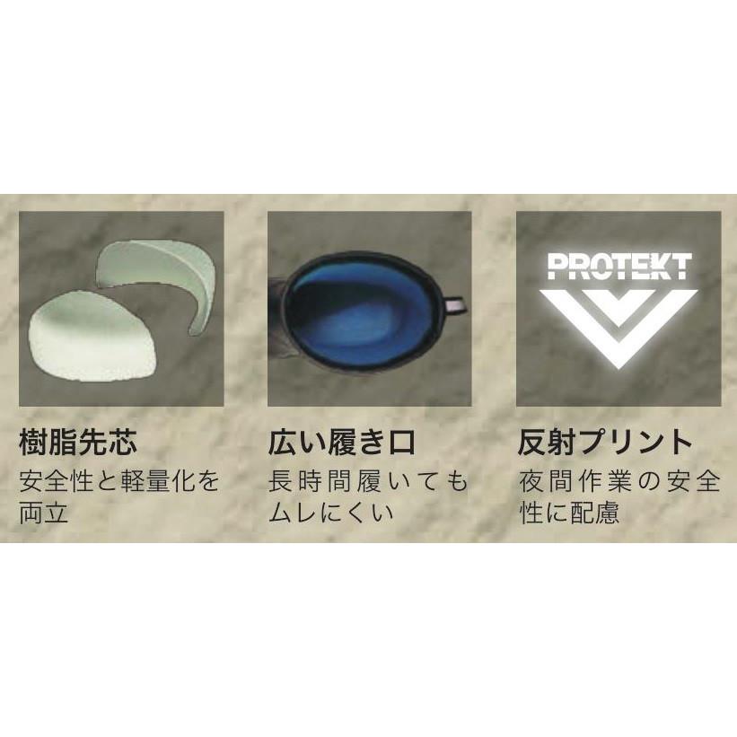 安全長靴 (ショートタイプ) ベリーショートブーツ ケイワーク SB-25