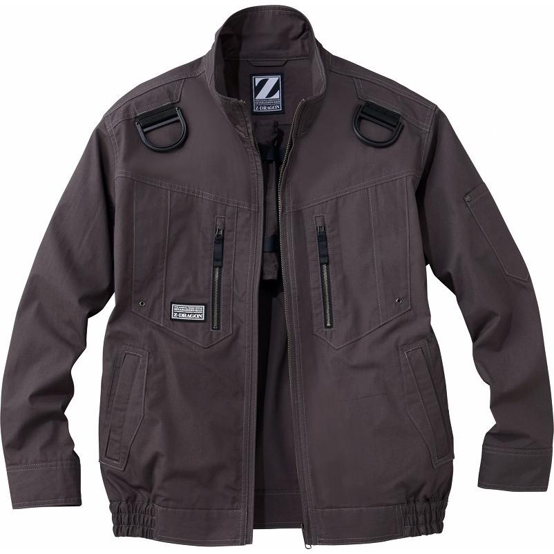自重堂 フルハーネス対応 空調服 長袖ブルゾン Z-DRAGON 74110 ジー