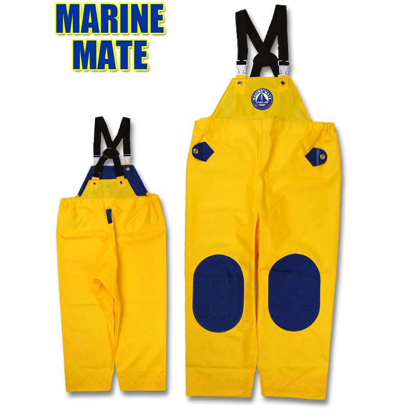 漁師用合羽 漁業カッパ 水産カッパ マリンメイト水産合羽サロペット