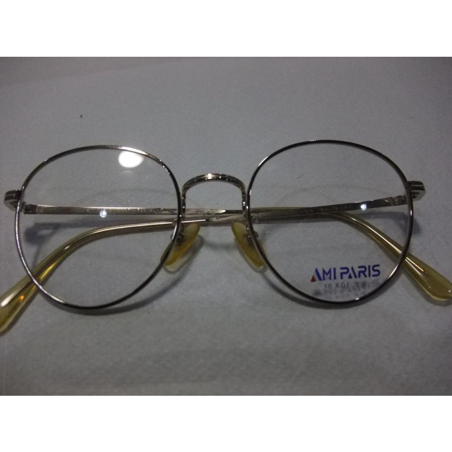 アミ パリス　AMI PARIS　１８KGF厚張　ウエリントンメガネ
