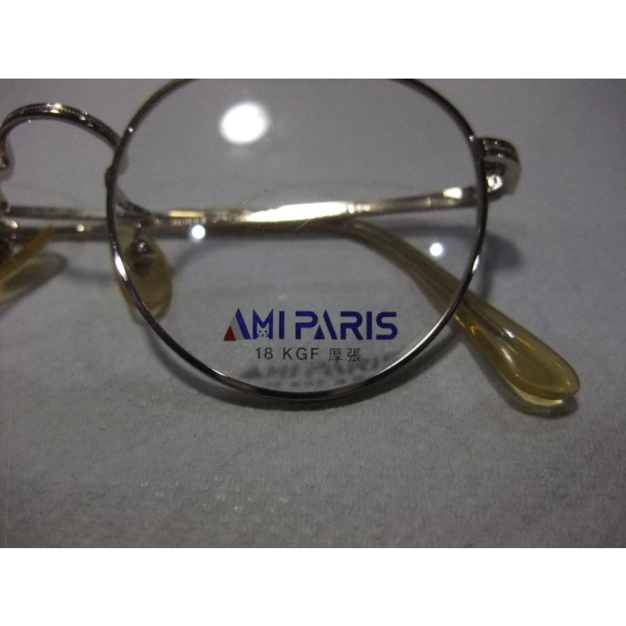 アミ パリス　AMI PARIS　１８KGF厚張　ウエリントンメガネ ９cm
