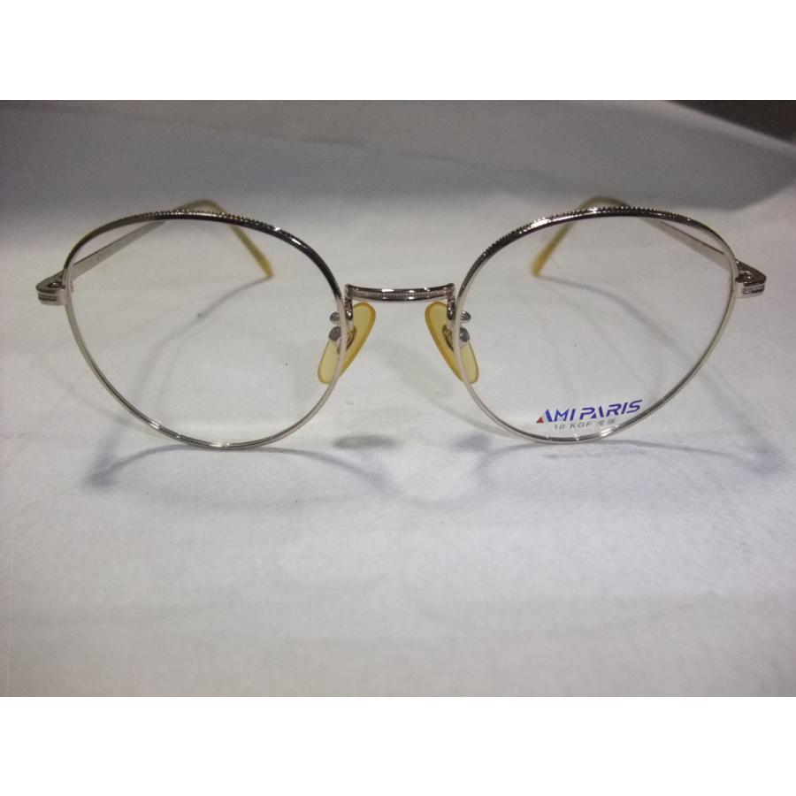 アミ パリス　AMI PARIS　１８KGF厚張　ウエリントンメガネ ９cm