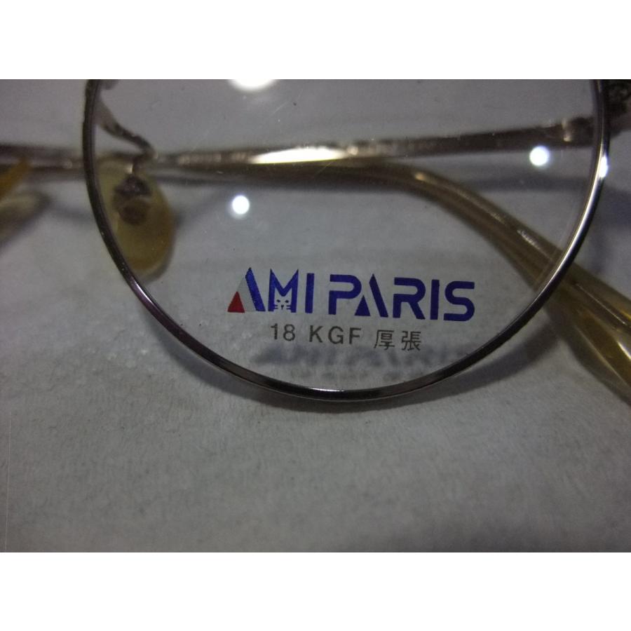 アミ パリス　AMI PARIS　１８KGF厚張　ウエリントンメガネ ９cm