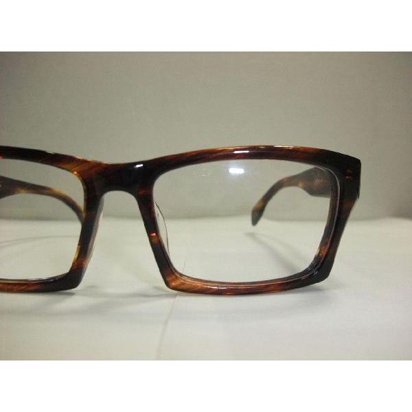 売れ筋ランキングも 新作 べっ甲色 だてメガネ かなり大きいサイズ