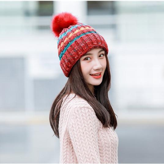 ニット帽 帽子 ファー ポンポン ボンボン ぼんぼり レディース ニット帽 帽子 ファー ポンポン ボンボン ぼんぼり レディース