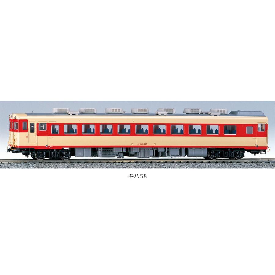 HOゲージ カトー キハ58 T車 KATO HO キハ58(T) 増備 : クローゼットの中の鉄道模型