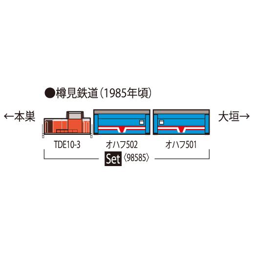 オーダー受付　シーズー　ご予約ページ　8/9 トミックス TOMIX Nゲージ 98585 樽見鉄道 客車列車（TDE10-3・オハフ