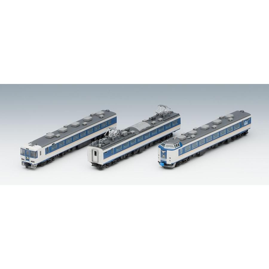 からし トミックス Nゲージ 98650、98652 JR 485系特急電車(しらさぎ・新塗装