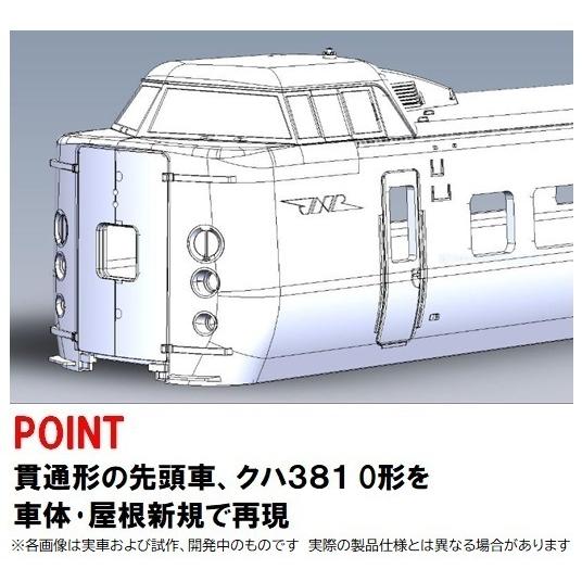 トミックス TOMIX HOゲージ HO-9083、HO-9085 国鉄 381系特急電車(クハ