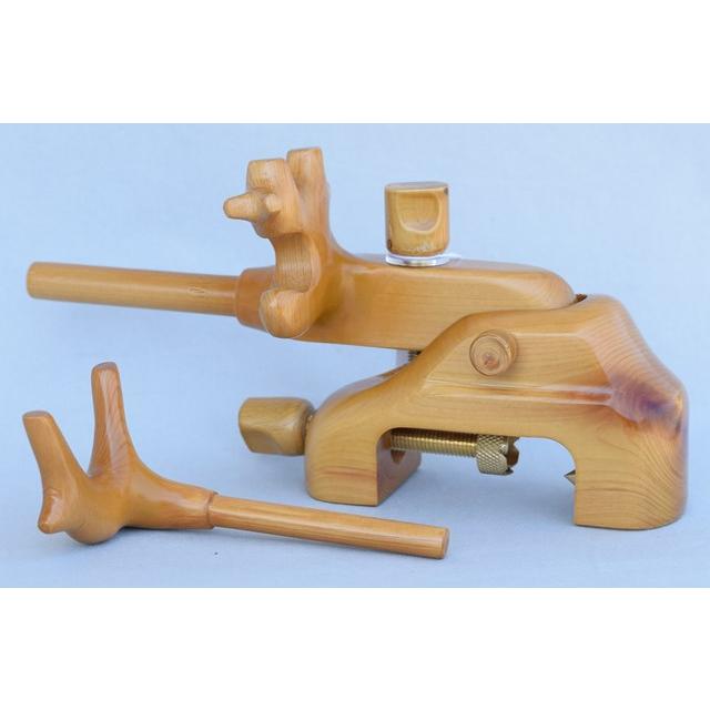 425-7岐山大砲万力 中 ヒノキ 左用 : 大塚釣具 - 通販 - Yahoo 