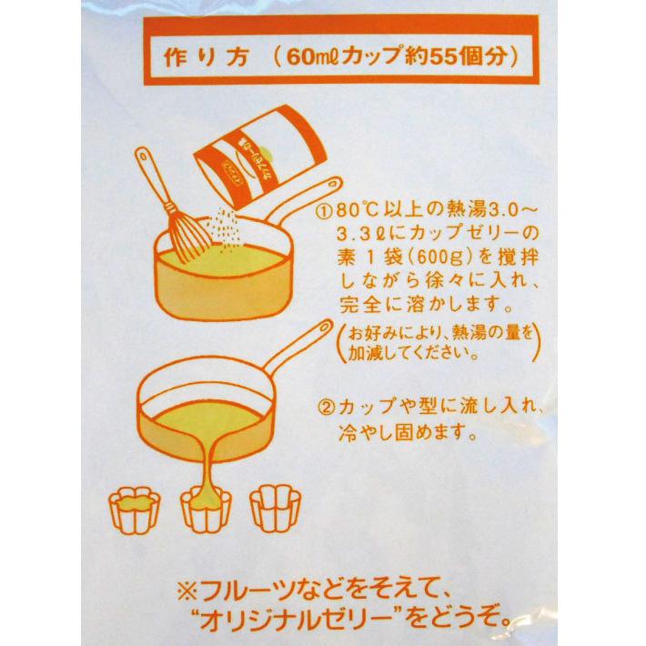 伊那食品 カップゼリーの素 マンゴー味 600g : 大槻食品館キャロット