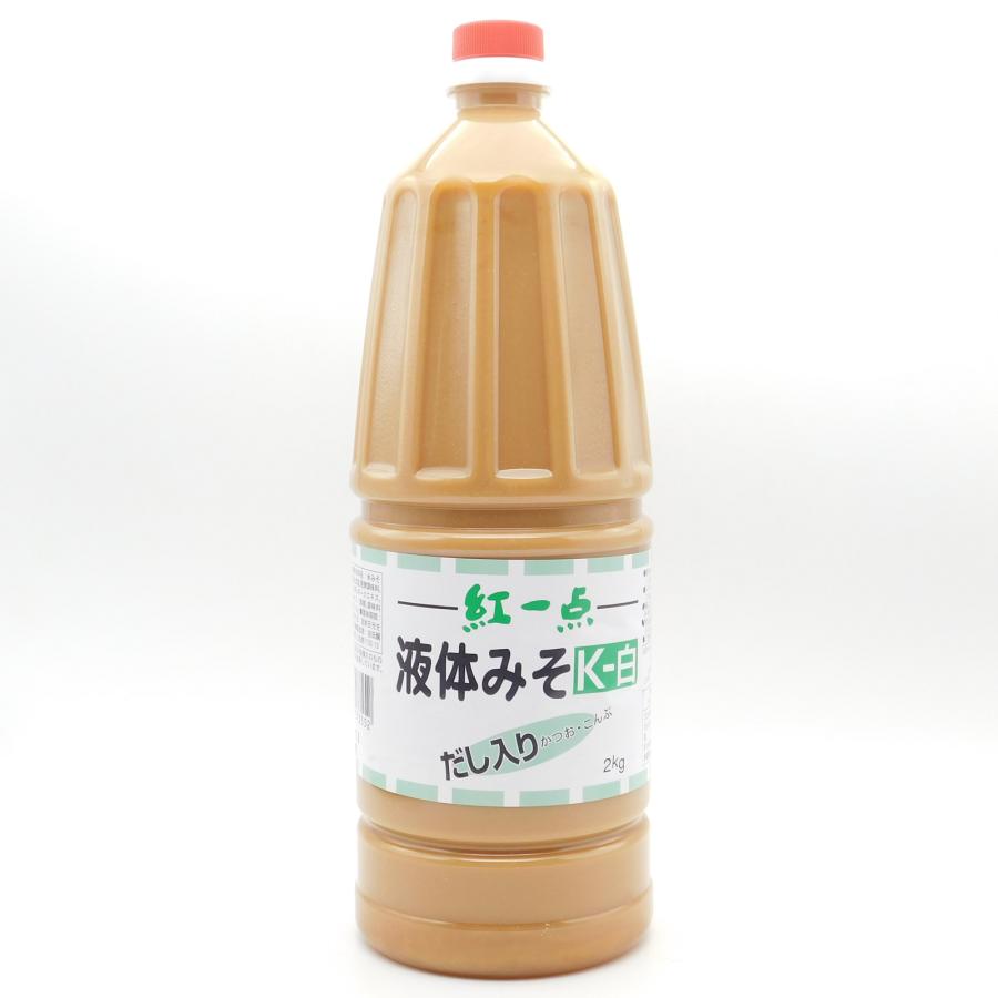 岩田醸造 だし入り 紅一点 液体みそ K-白 2kg : 大槻食品館キャロット
