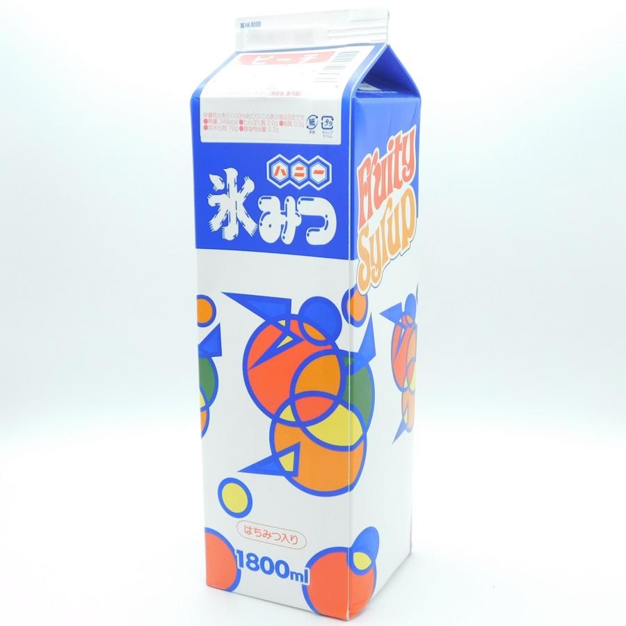 ハニー かき氷シロップ ピーチシロップ かき氷 桃 もも モモ 氷みつ