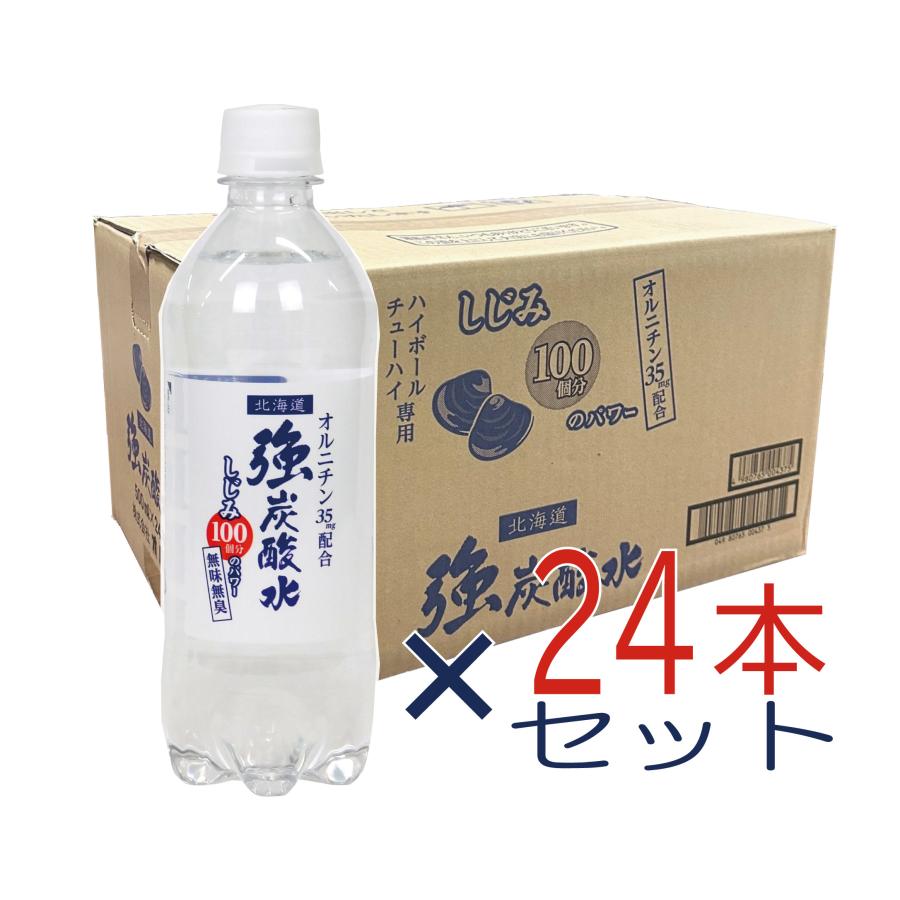 北海道の強炭酸水　オルニチン配合　500ml×24本セット の商品画像
