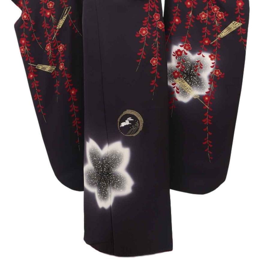 新版 振袖 レンタル 振袖レンタル 成人式 結婚式 フルセット 正絹 結納 衣装 レンタル 本振袖 M 黒枝垂桜月兎 レンタル大内屋 通販 Yahoo ショッピング 開店祝い Www Kmhsystems Com
