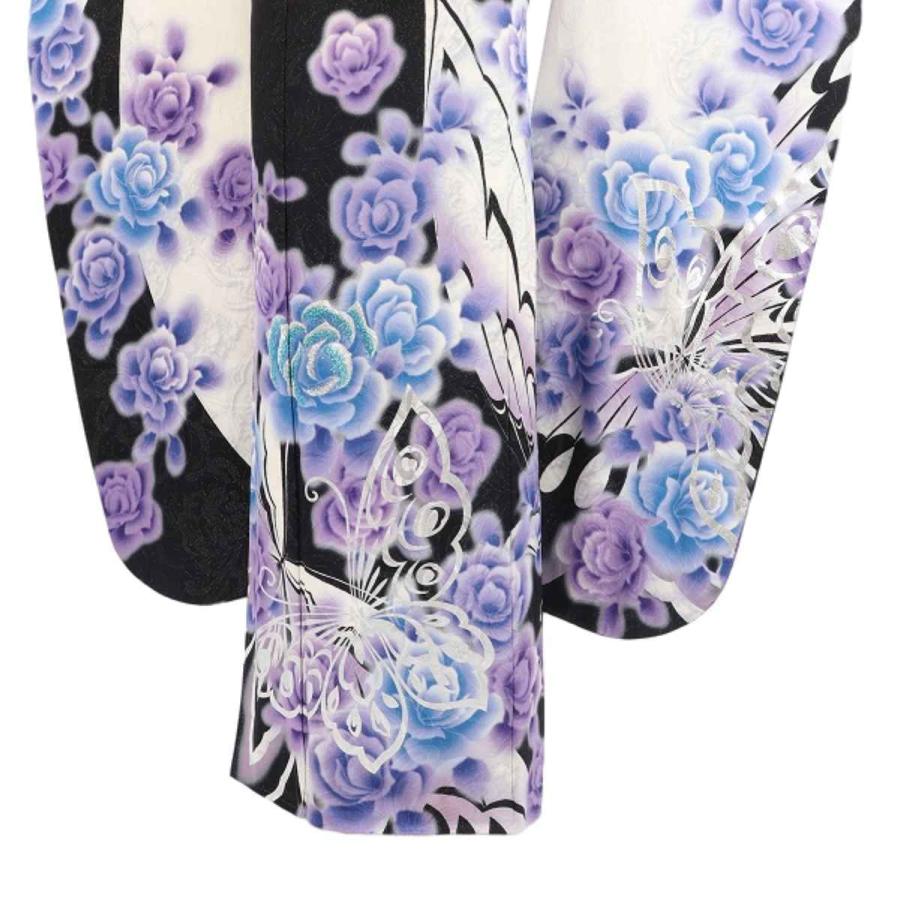 期間限定特価 振袖 レンタル 振袖レンタル 成人式 結婚式 フルセット 正絹 結納 衣装 レンタル 本振袖 M 黒白ラメバラ蝶モダン レンタル大内屋 通販 Yahoo ショッピング 数量は多 Www Kmhsystems Com