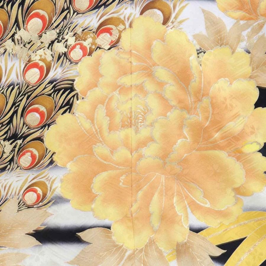 kansai yamamoto 振袖レンタル 大きいサイズ 黒 成人式 着物レンタル