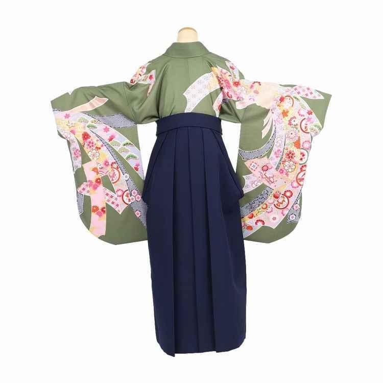 袴 レンタル 卒業式 大学 着物レンタル大内屋の袴 着物 浴衣 安い 先生 卒業式 袴レンタル 袴レンタル 小振袖セット A3 安い 袴セットレンタル 着物レンタル大内屋 大学生 教員 モス緑花のしめ