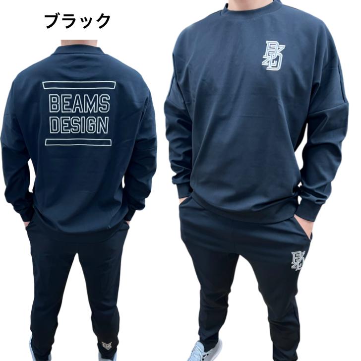 【BEAMS DESIGN 】ZETT セットアップ ブラック　XO 野球 ゼット（ZETT） 2024年モデル 野球 ビームスデザイン 限定 長袖