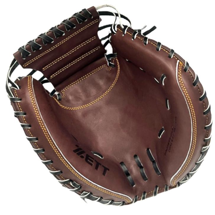 ZETT ブラウン硬式グローブ 中村悠平モデル プロステイタス ゼット 硬式 キャッチャーミット 中村モデル