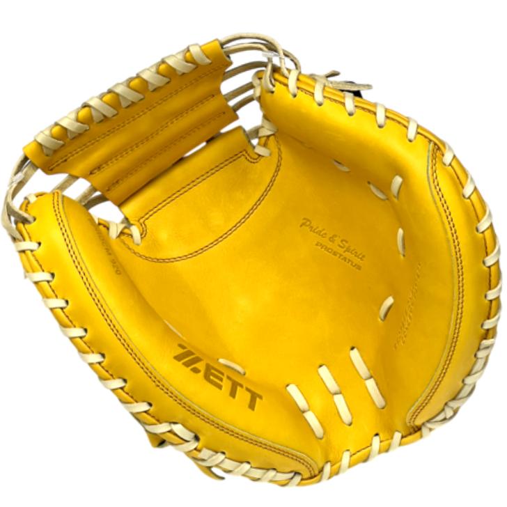 プロステイタス ゼット 硬式 キャッチャーミット 小林モデル イエロー