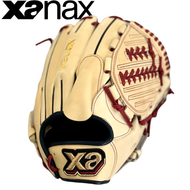 【型付け無料】ザナックス 軟式グローブ 投手ピッチャー用 右投げ用 限定 BRG22DA1S XANAX ザナパワーシリーズ 軟式用 グラブ 投手用 一般用 あすつく対応 | ザナックス | 01
