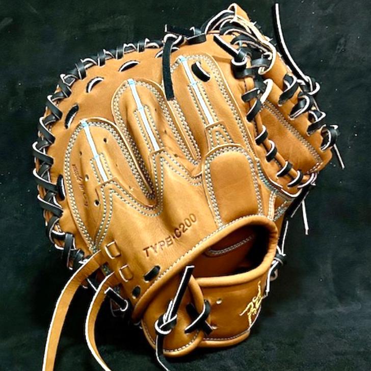 要 KANAME 硬式キャッチャーミット TYPE-C200 縦型 未使用品 要 KANAME 硬式キャッチャーミット 限定 C200 要ミット 硬式用