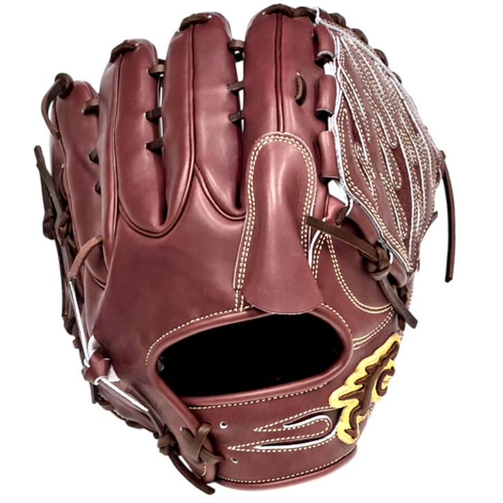 RYU 硬式グローブ 投手ピッチャー用 右投げ用 Wブラウン 限定ラベル