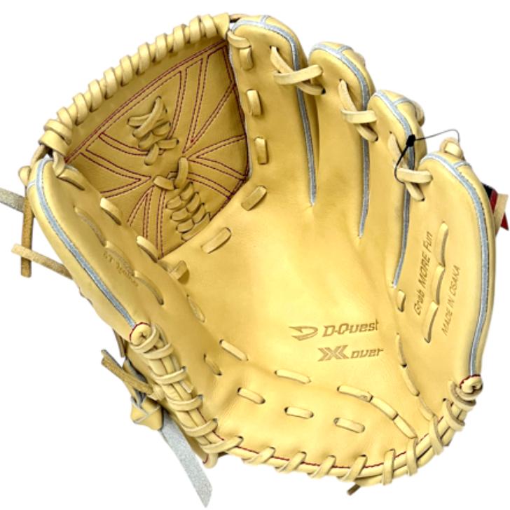 値下げ中　硬式野球グローブ　ディークエスト　ピッチャー用　右 キャメル ディークエスト 硬式グローブ オーダーグラブ 投手ピッチャー用 右投げ