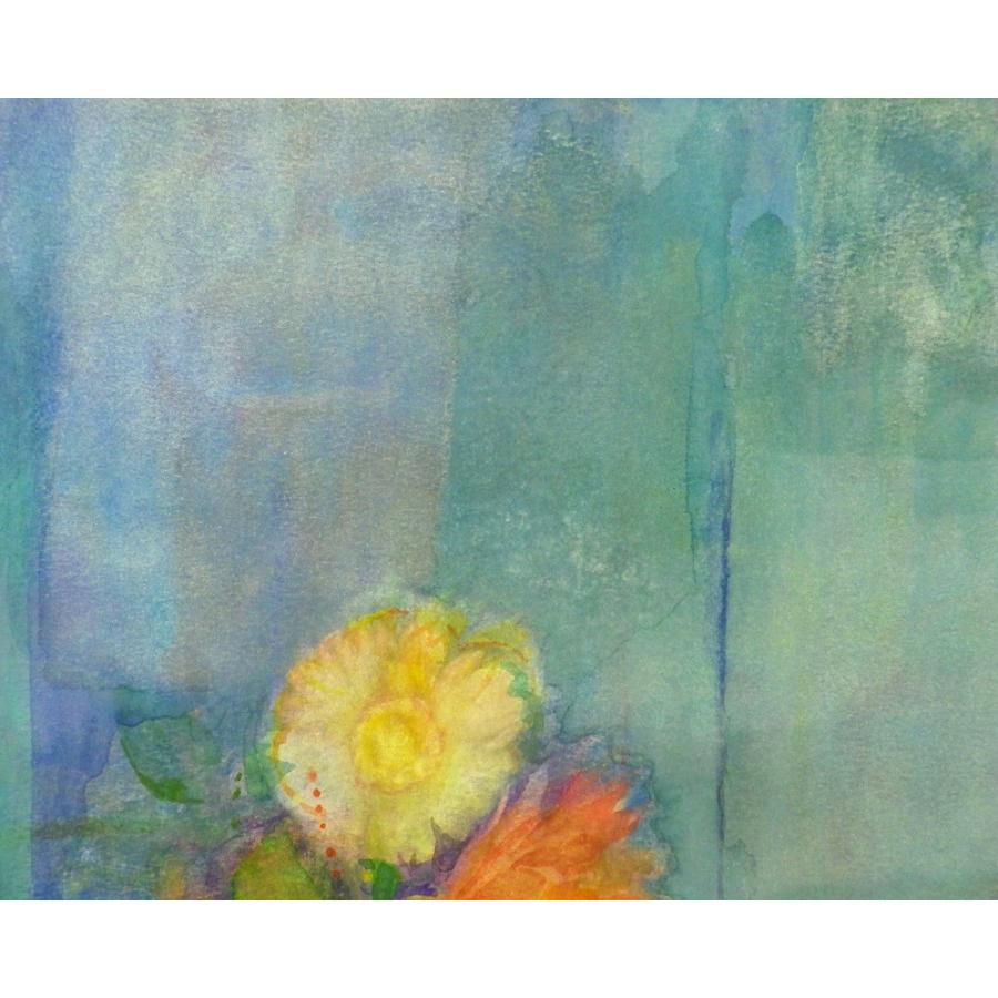 滝田一雄 「花のコンボジション」 水彩 4号大 : 大和田画廊 - 通販