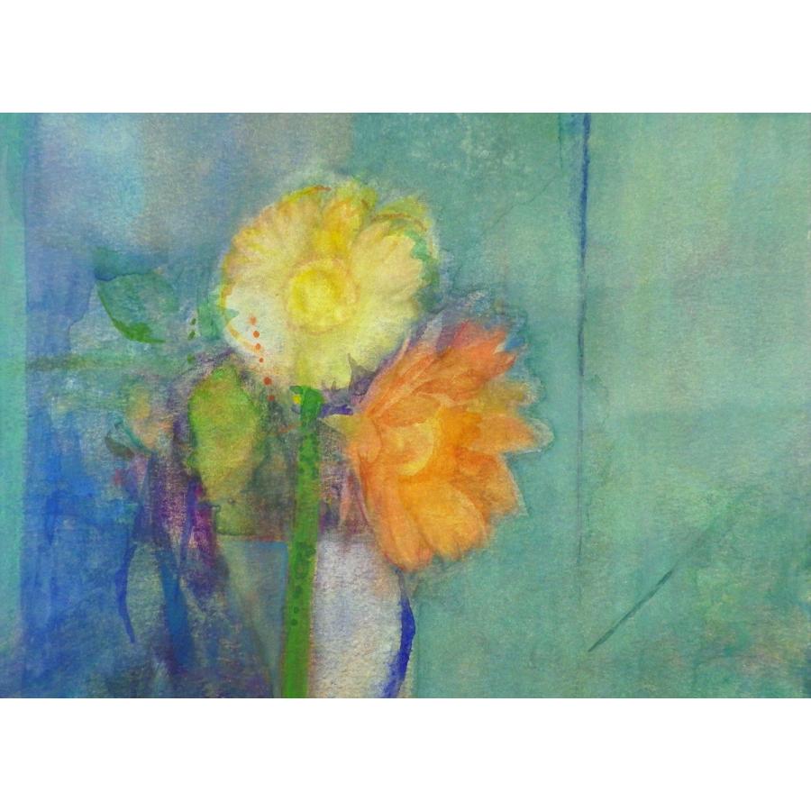 滝田一雄 「花のコンボジション」 水彩 4号大 : 大和田画廊 - 通販
