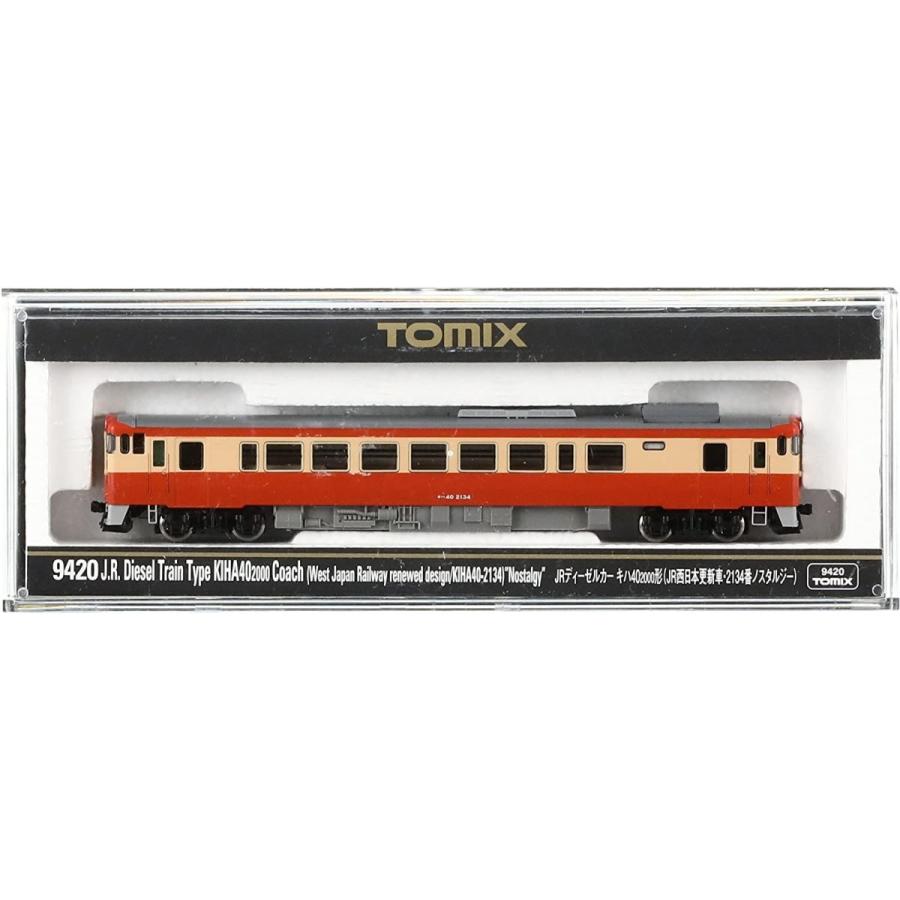 正規品 TOMIX Nゲージ キハ40 2000 JR西日本更新車・2134番ノスタルジー 9420 鉄道模型 電車 【1773458812】(10147円)