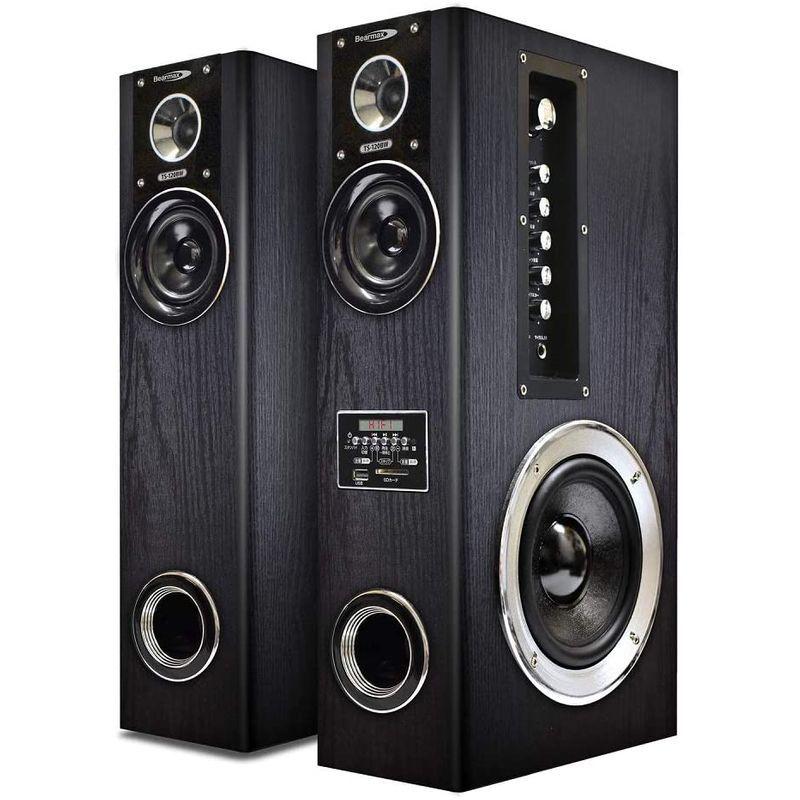 クマザキエイム アンプ内蔵タワースピーカー VABEL（ヴァベル） TS-120BW 最大120W出力 アンプ内蔵タワースピーカー VABEL ヴァベル TS 120BW 最大120W出力