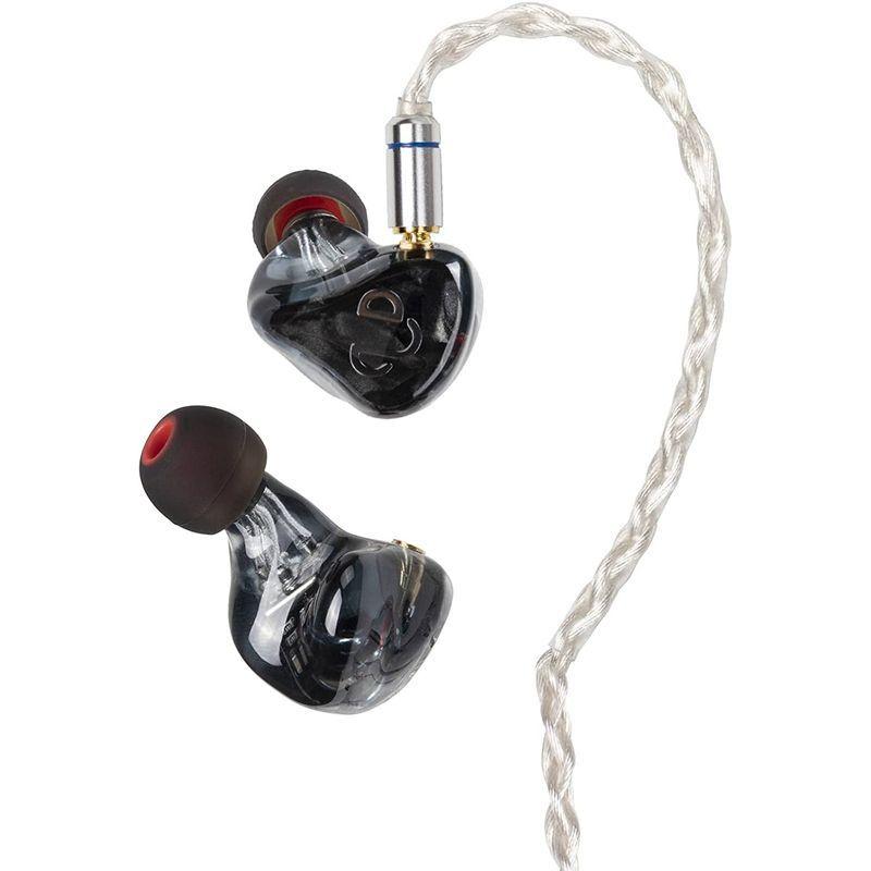 AIDERLOT M5 イヤホン 有線 ハイエンドイヤホン IEMs インイヤーモニター，5つのバランスドアーマチュアイヤホン，2単結晶銅銀 M5 イヤホン 有線 ハイエンドイヤホン IEMs インイヤーモニター，5つのバランスドアーマチュアイヤホン，2単結晶銅銀