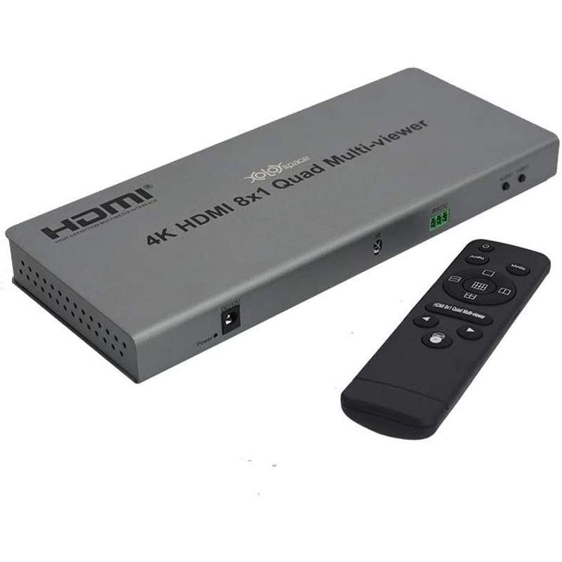 XOLORspace QV801 4K HDMI 8x1マルチビューア8 HDMI入力1 HDMI出力HDMI Quad viewer HD QV801 4K HDMI 8x1マルチビューア8 HDMI入力1 HDMI出力HDMI Quad viewer HD