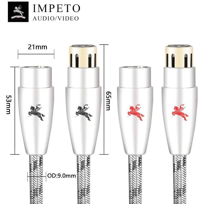 イタリアIMPETO ，ドイツ製造Hi-Fi のXLRオーディオケーブル（オス-メス）キャノンケーブル/xlrケーブル/3ピンマイクロフォン ，ドイツ製造Hi Fi のXLRオーディオケーブル オス メス キャノンケーブル/xlrケーブル/3ピンマイクロフォン
